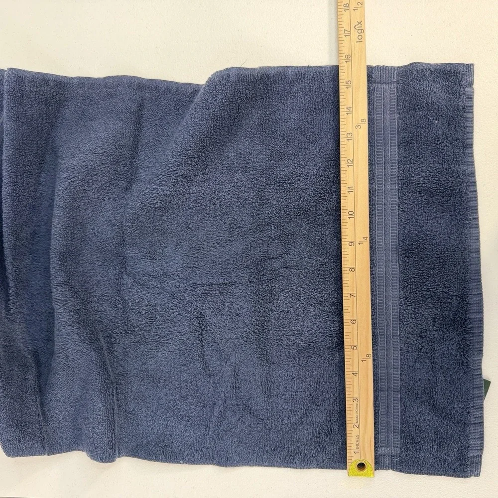 Vintage Lauren Ralph Lauren‎ LRL Polo Navy Dark Blue Hand Towel Supima Cotton